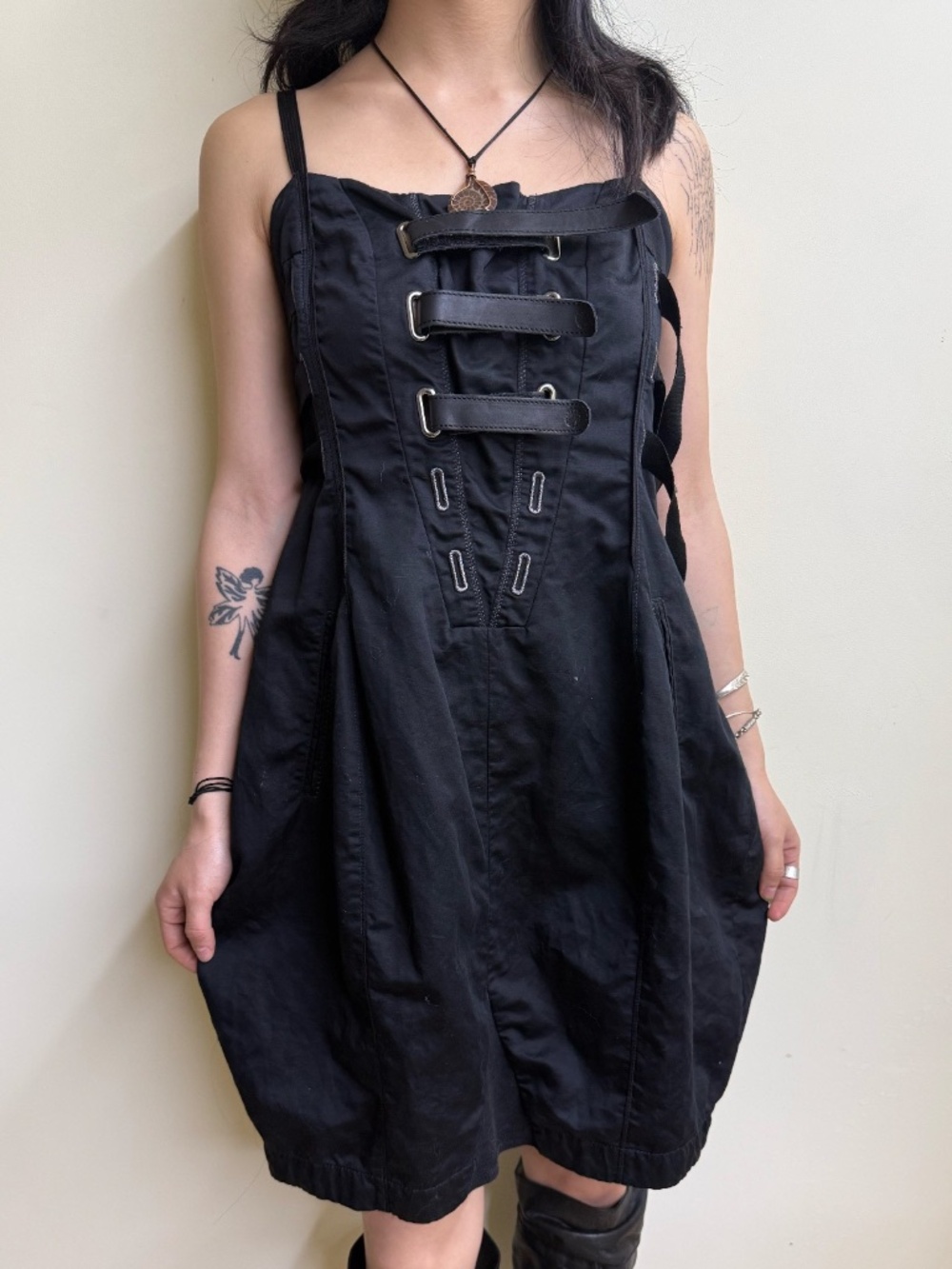 Marithé + François Girbaud Black dress